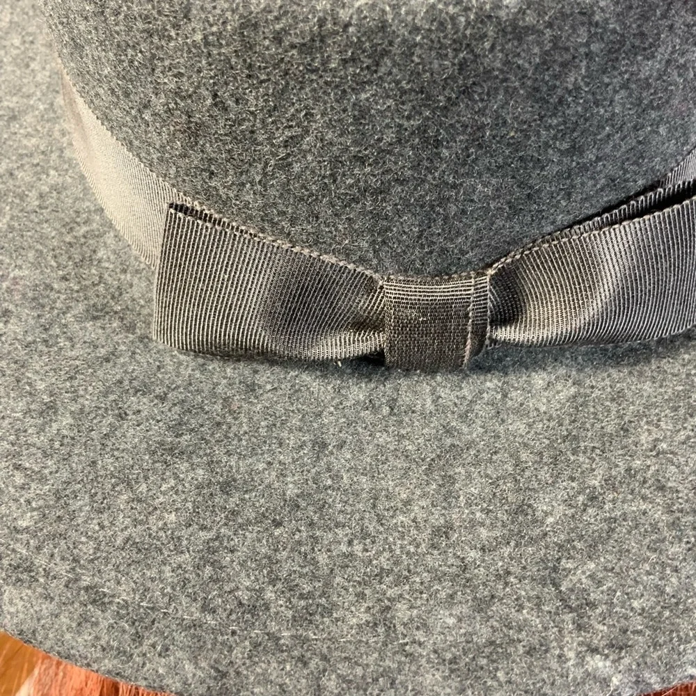 SOLD Vintage Street Smart Betmar Gray Wool Cowgirl Fedora Boater Bolero #B3 - Picture 3 of 9